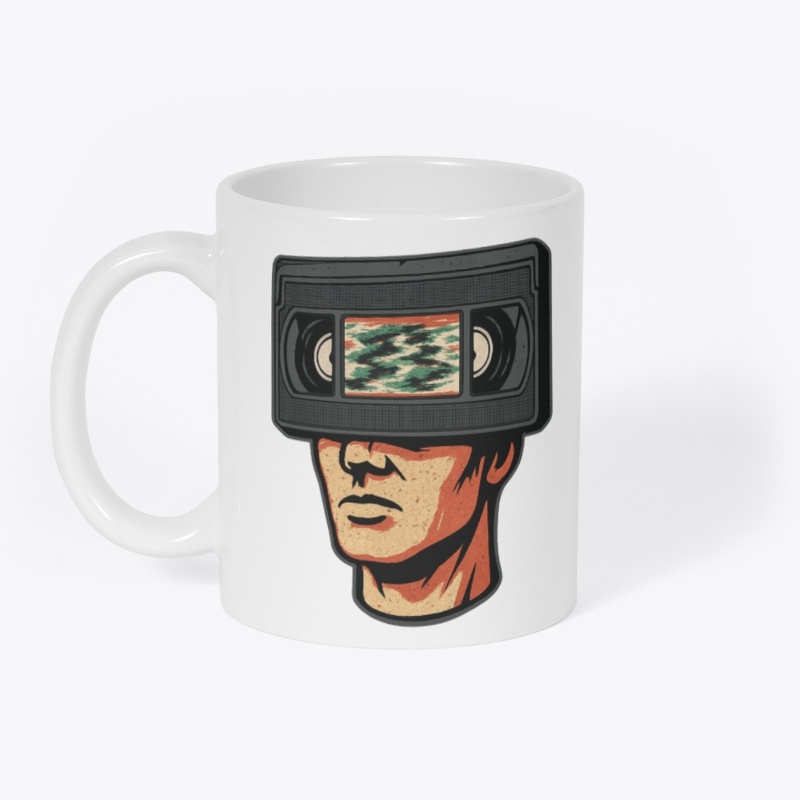 Tape Head (Retro VHS Horror Static)
