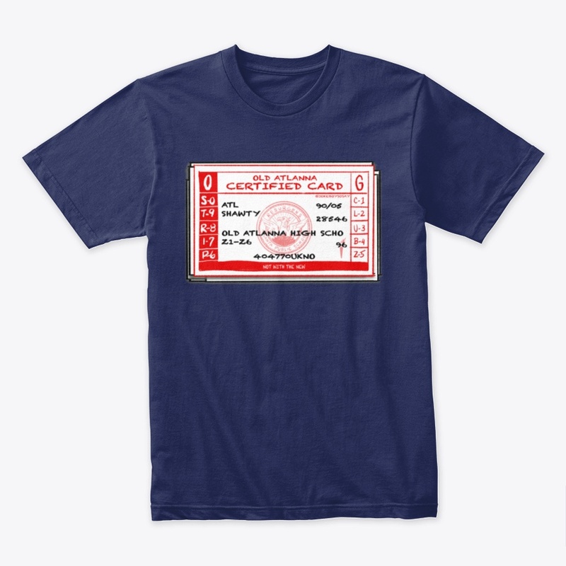 Old Atlanna Certified Red Card
