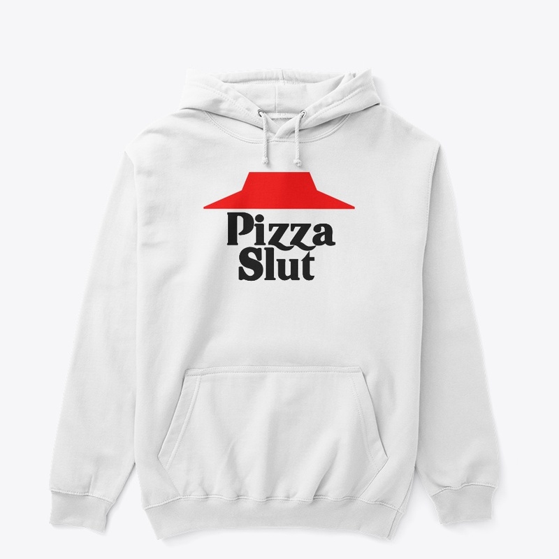 Pizza Slut Black Font Design