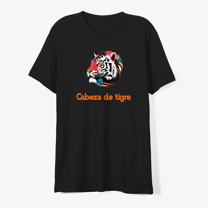 Cabeza de tigre-T-Shirt, 