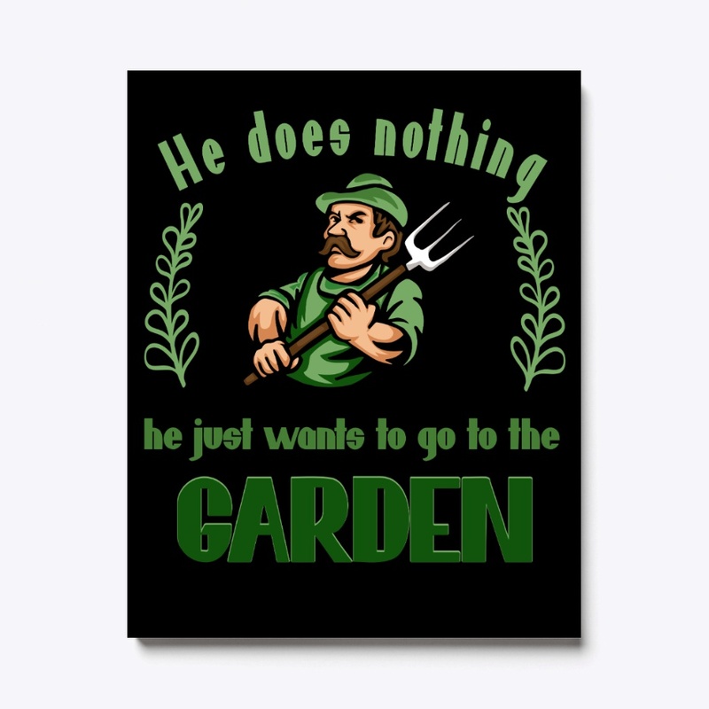 Gardener just wants to go to the garden.