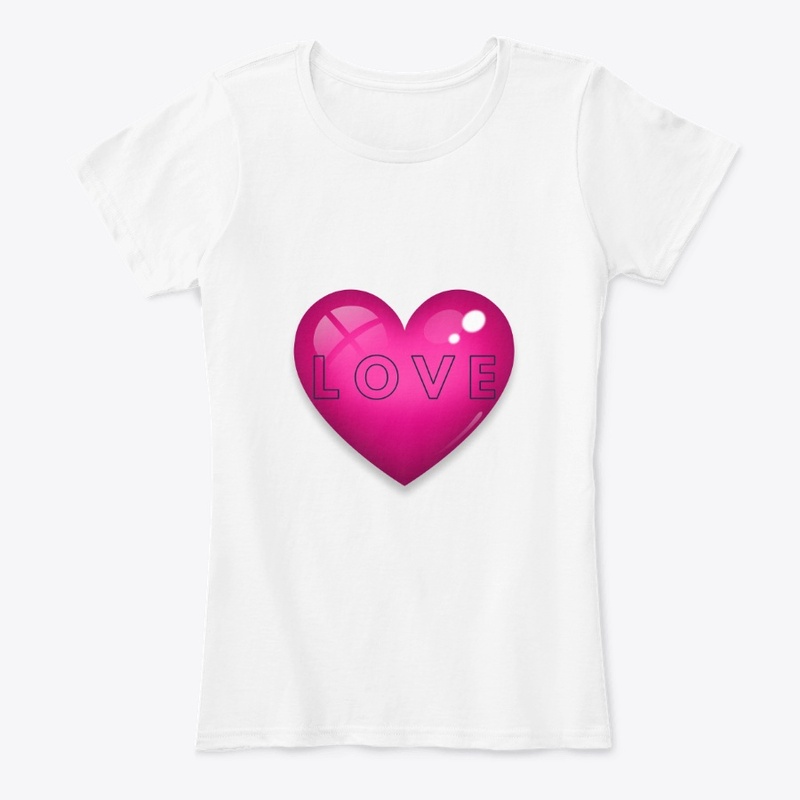 Love Heart T Shirt