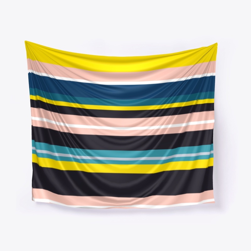 Classic Colorful Striped Art