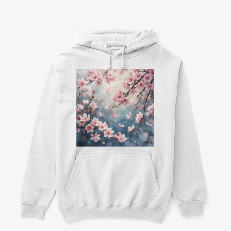 Cherry blossoms fluttering