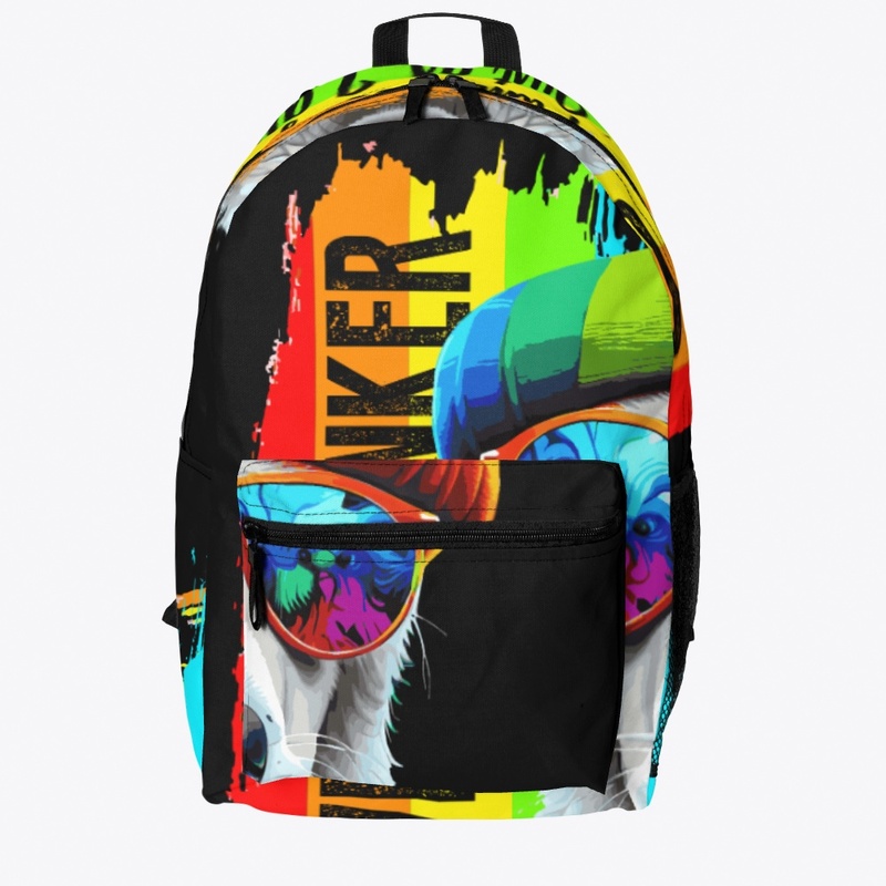 Rainbow Cute Dog T-shirt Design