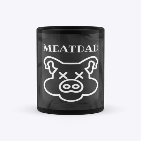 Meatdad Gear  Black T-Shirt Right
