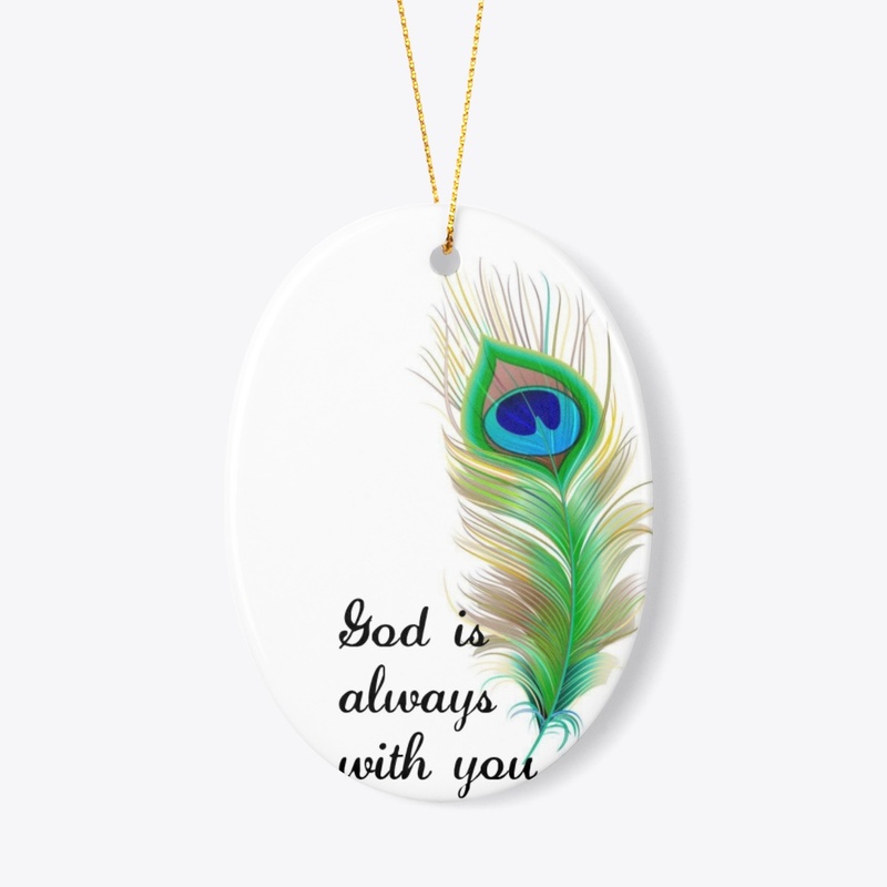 "Grace Peacock Feather Phone Case"