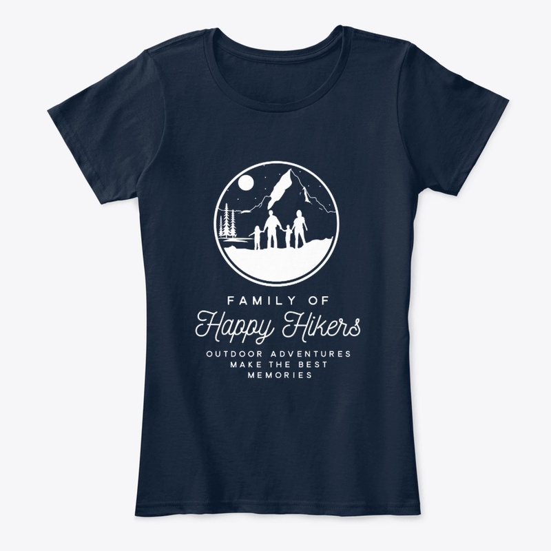 Happy Hikers Family in the Mountains