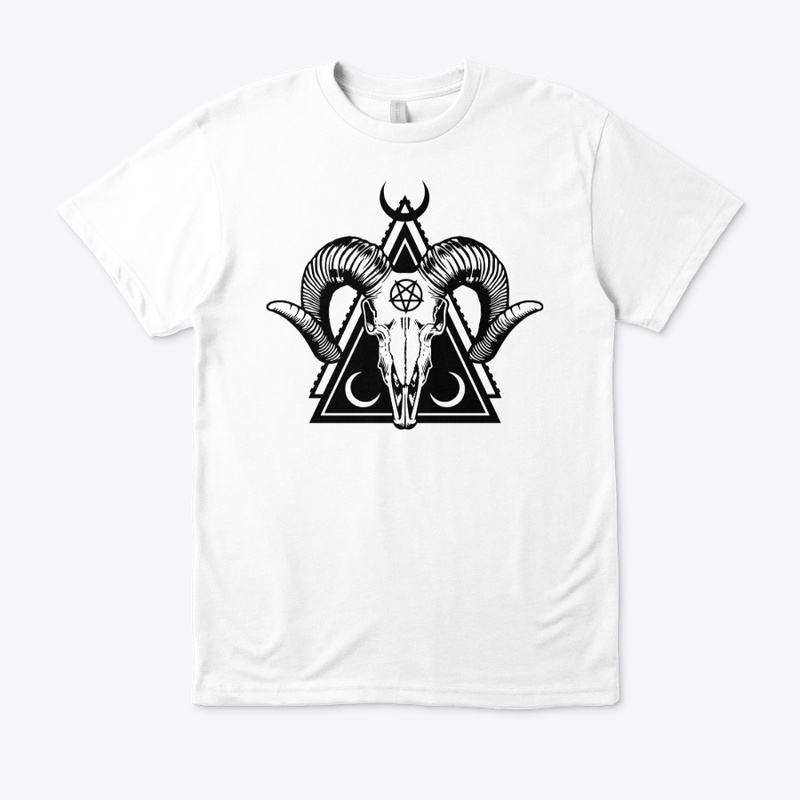 Geometric Satanic Goat Skull Hoodie