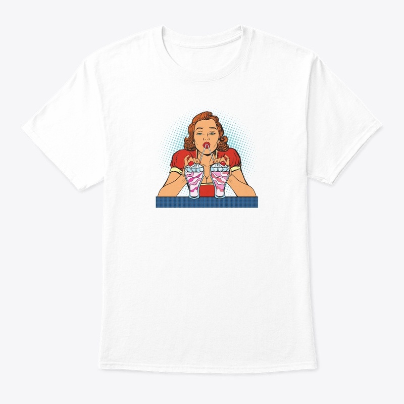 milkshake pop art tee
