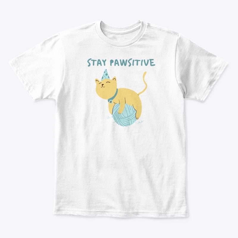 STAY PAWSITIVE CAT