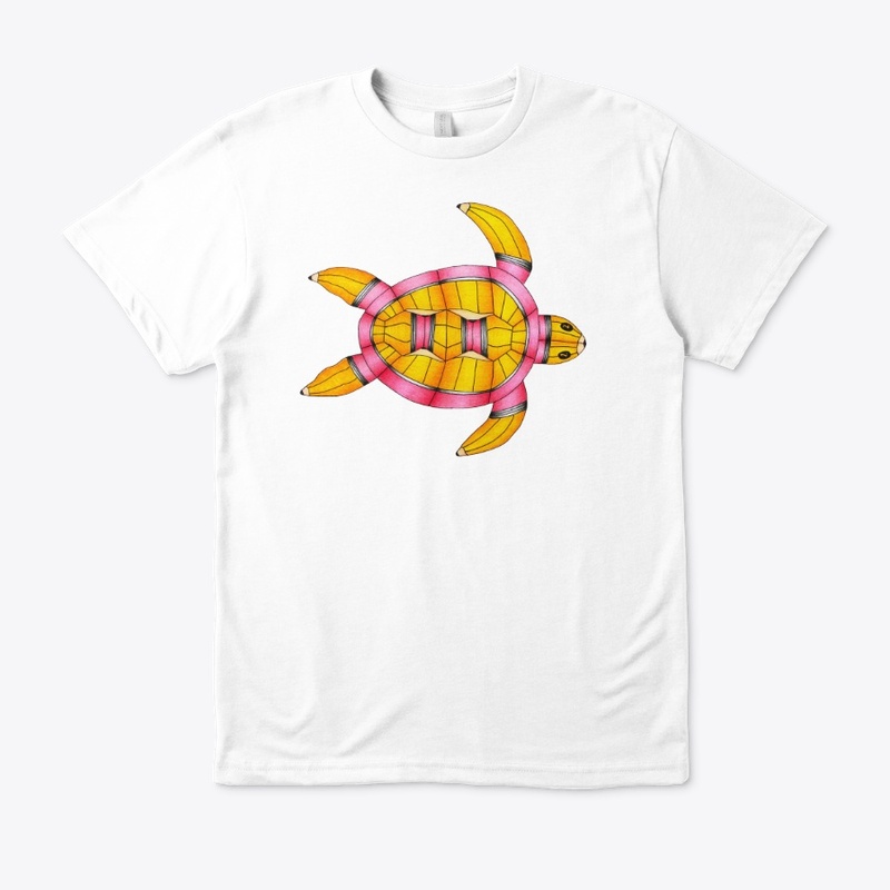 Pencil Sea Turtle