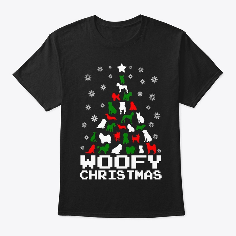 Woofy Christmas Dog Tree Slim Fit 