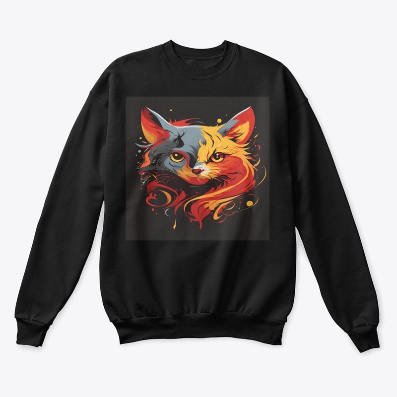 Whimsical Cat: Embrace Minimalist Magic!