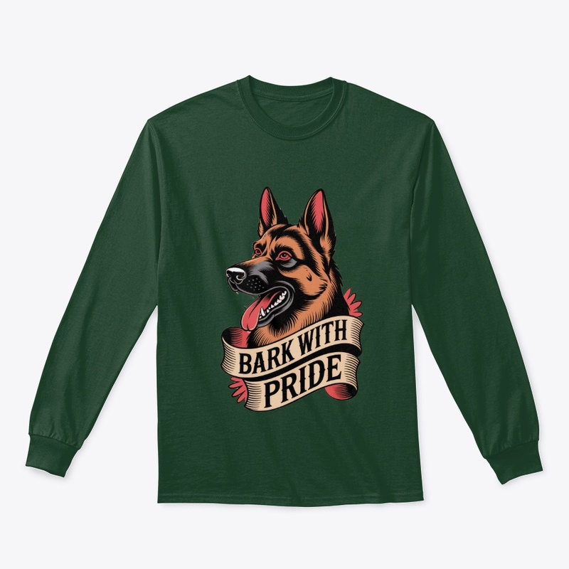 Classic Tattoo-Style GSD Shirt