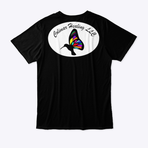 Moms Shirt Logo Black T-Shirt Back