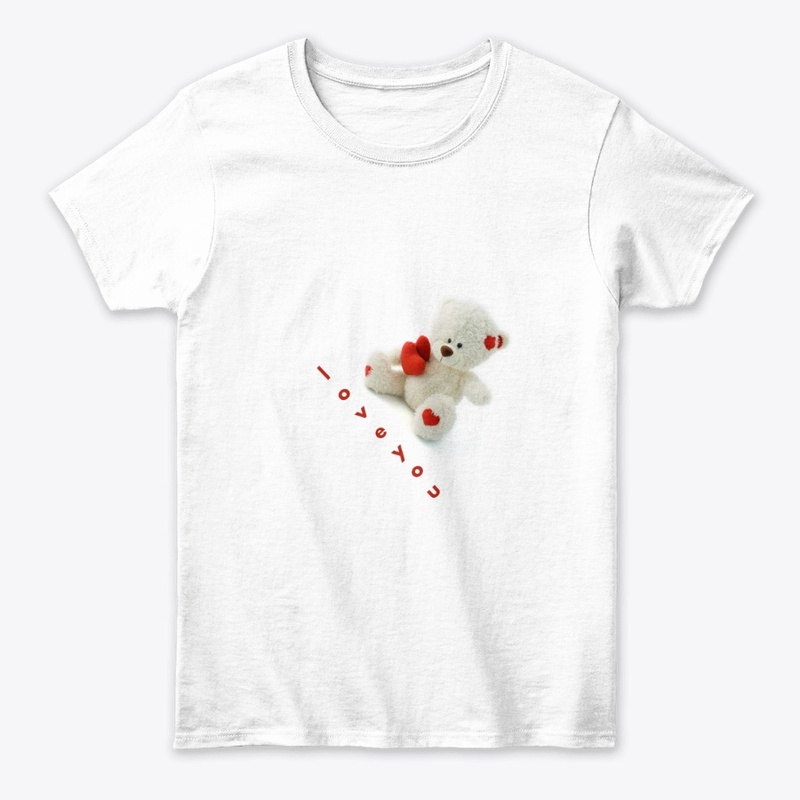 3D Bear “Love You” – Cute Design
