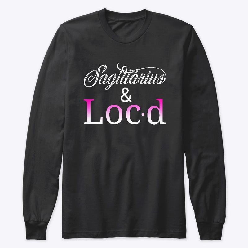 Sagittarius & loc'd zodiac tee shirt