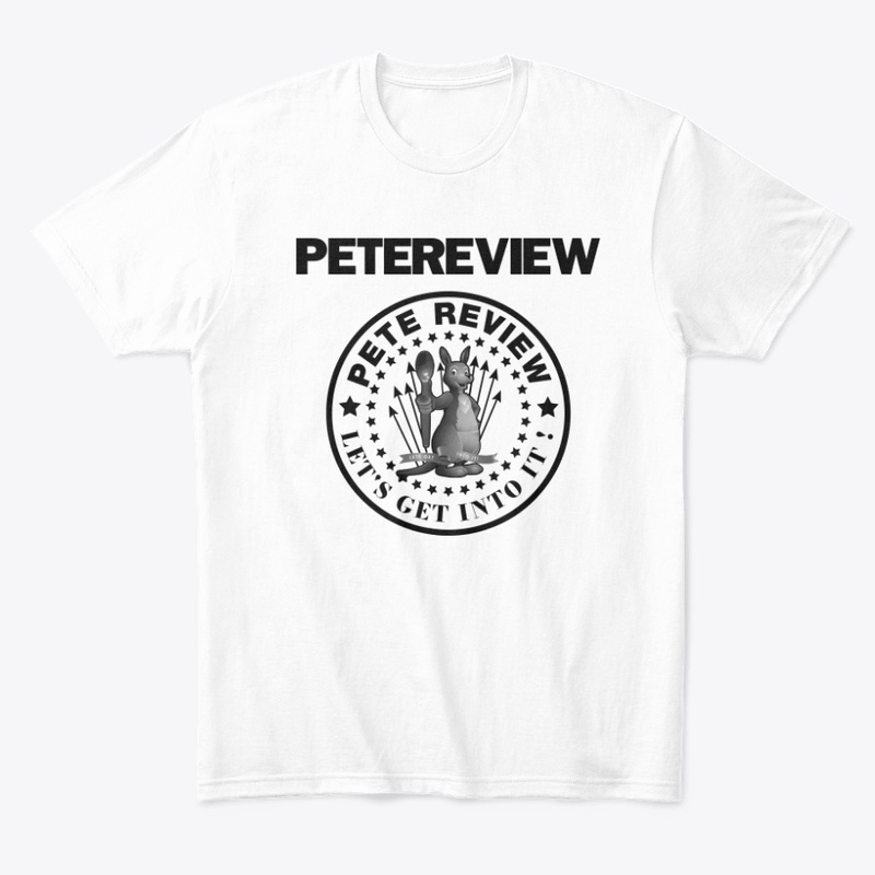 PeteReview Merch Black and White