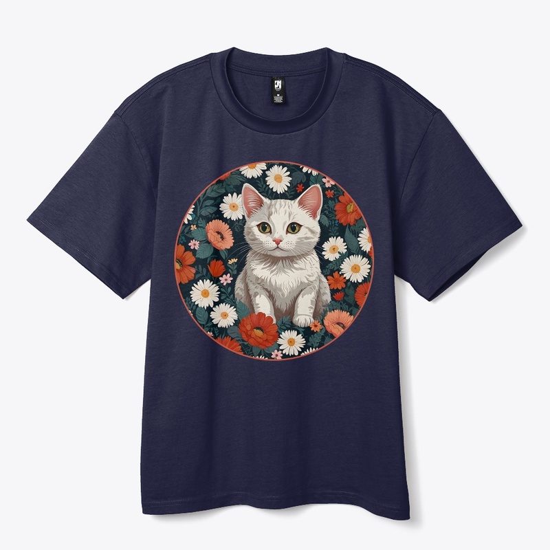 Paws and Petals: Floral Feline Fantasy