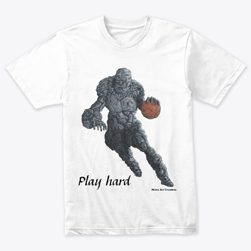 Stone Golem Basketball Tee