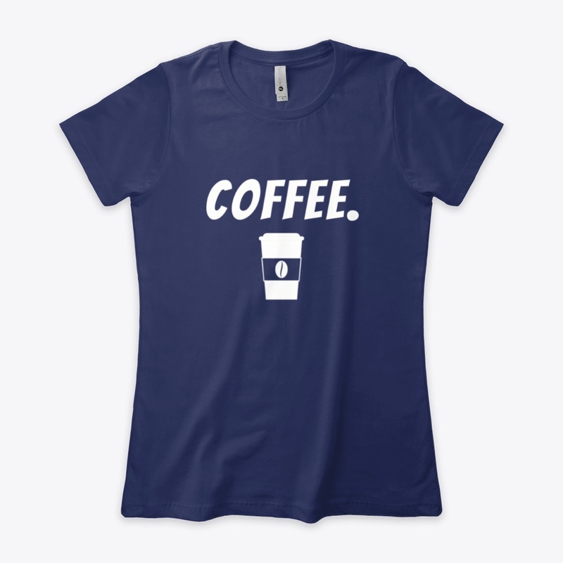 Coffee Shirt Minimalist Design