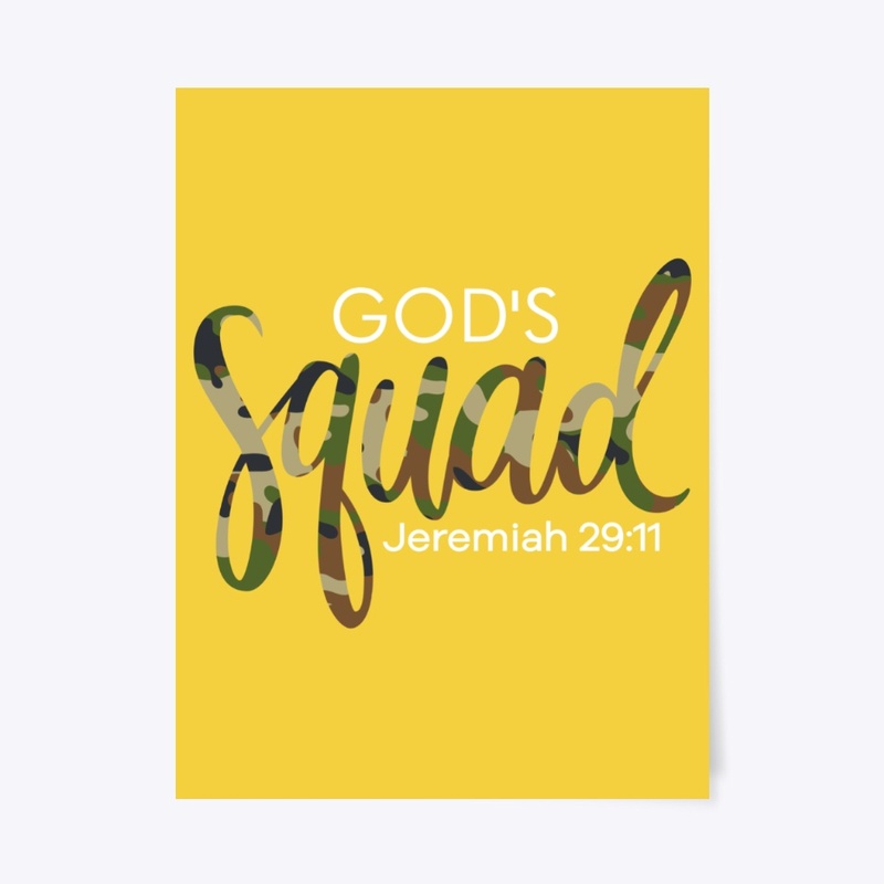 God's Squad Camo Homeware
