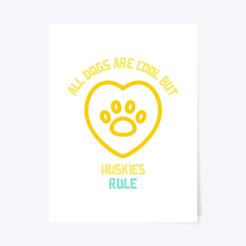 All dogs are cool but Huskies rule-funny