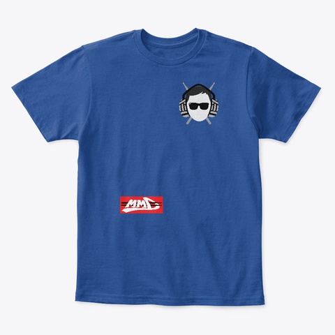 Mmd Kids Premium Tee Design 02 Deep Royal  Kaos Front