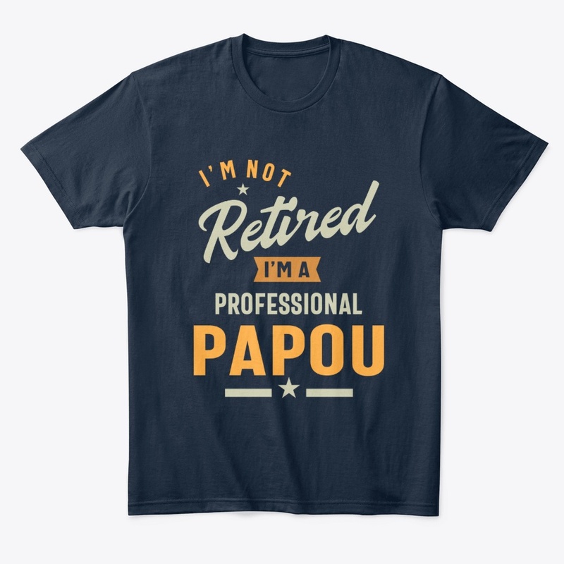 Mens Professional Papou Retired Gift