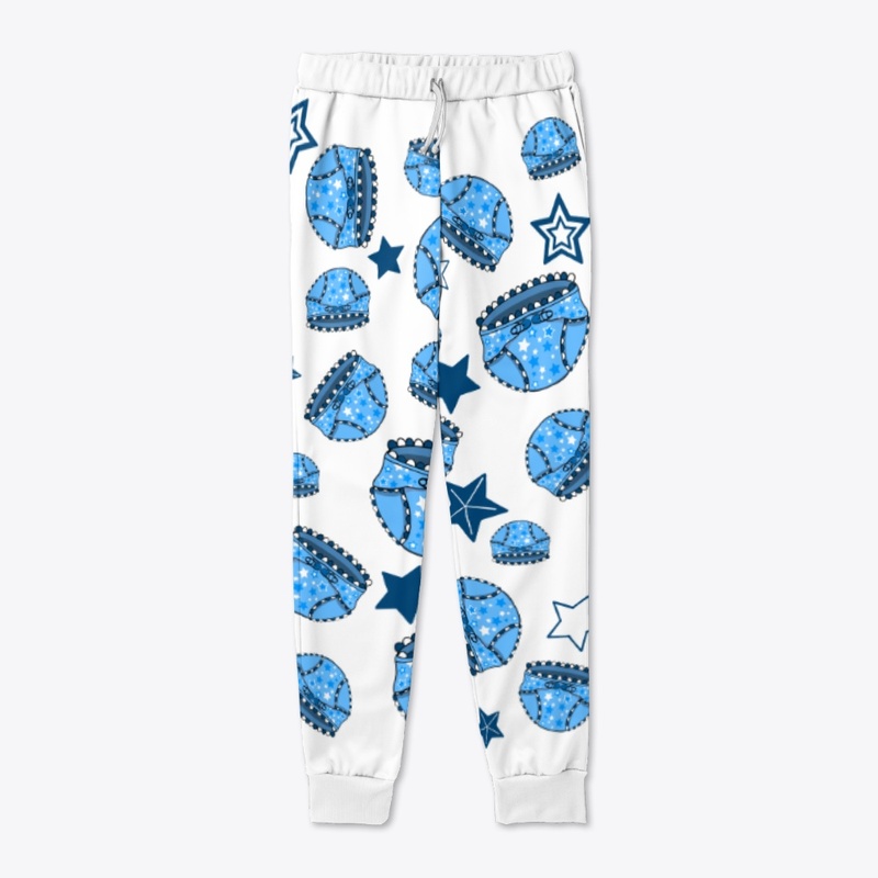 Blue Diaper print collection
