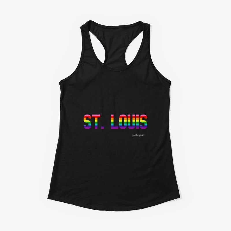 St. Louis Pride Rainbow Flag Apparel