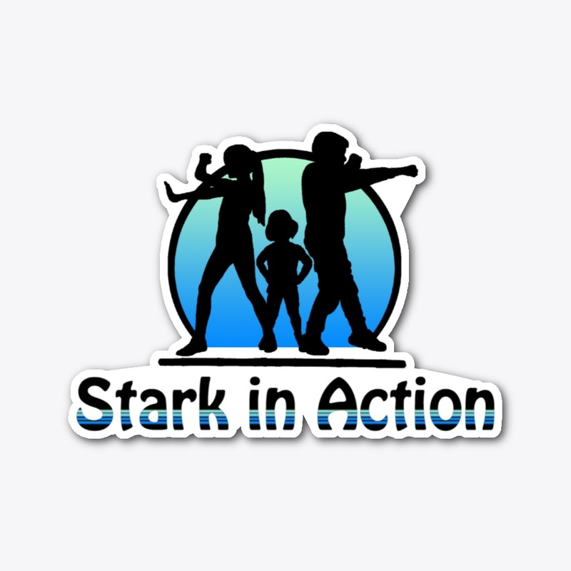 "Stark in Action" Aufkleber