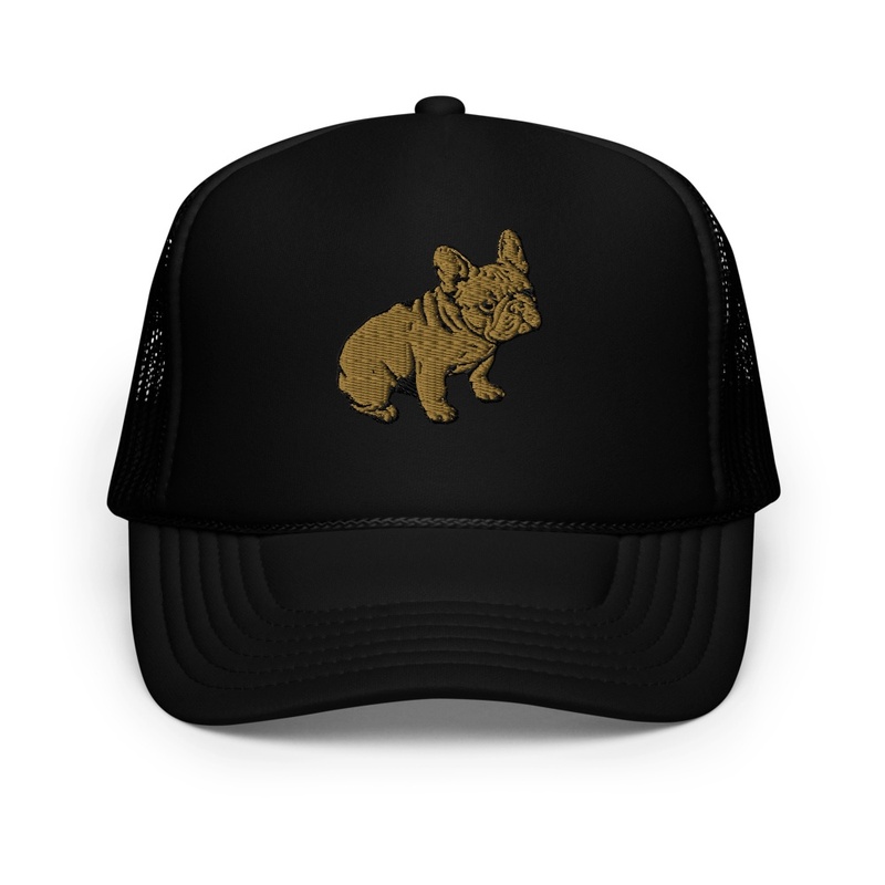 French Bulldog Embroidered Foam Hat