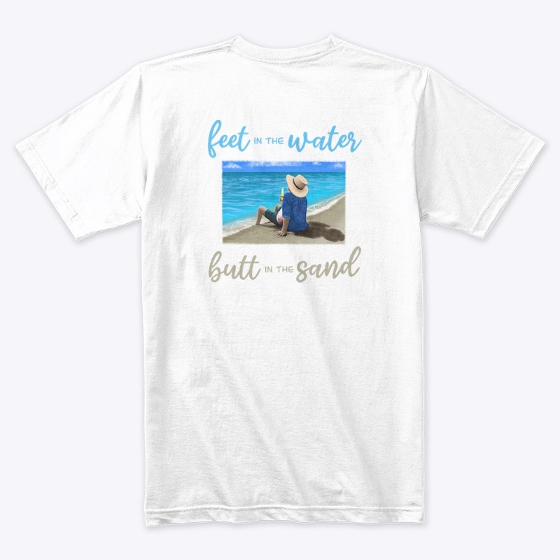 Feet in the water