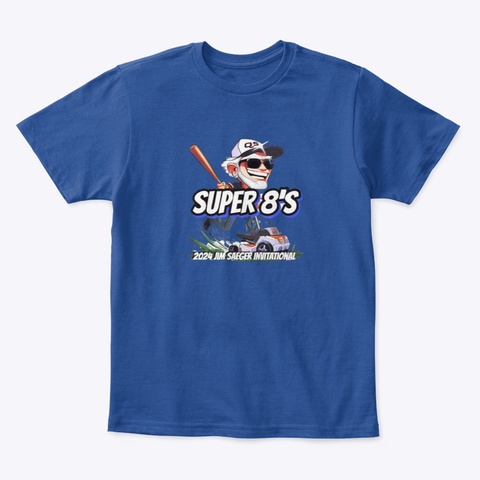 Jim Saeger Invitational  Deep Royal  T-Shirt Front
