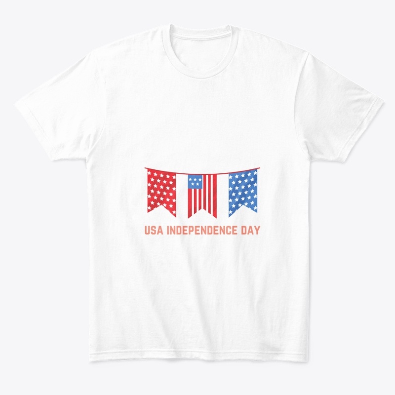 "usa independence day" White t-shirt