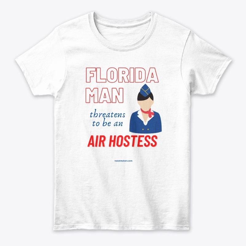 FloridaMan Air Hostess - AI Generated