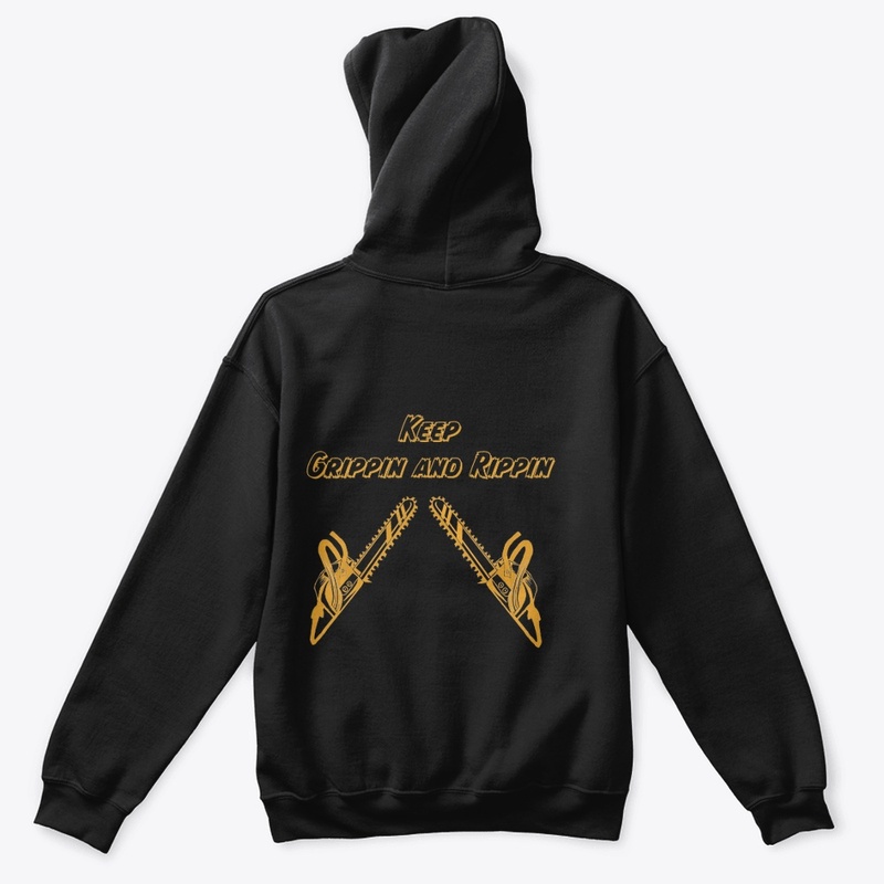 Keep Grippin and Rippin Black and Gold