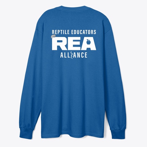 Both Rea Logos Royal T-Shirt Back