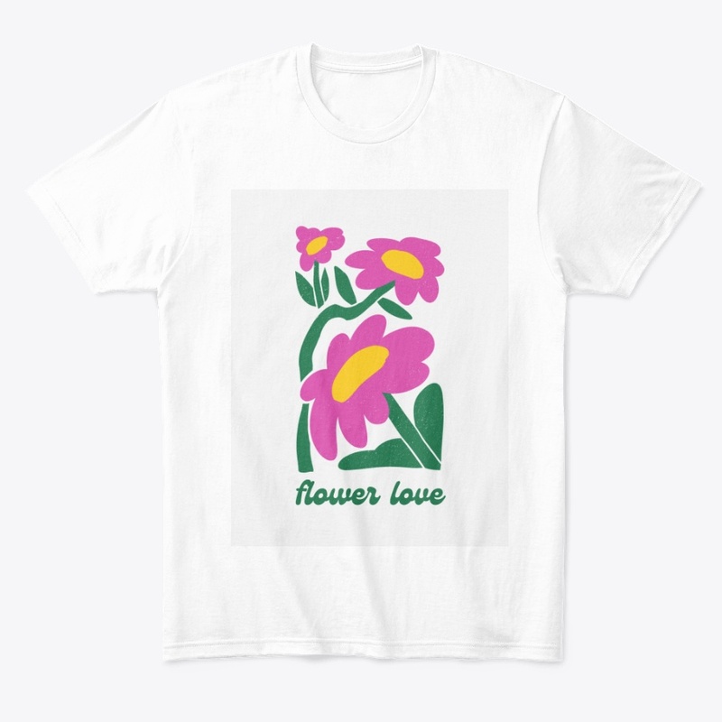 Flower love t-shirt 