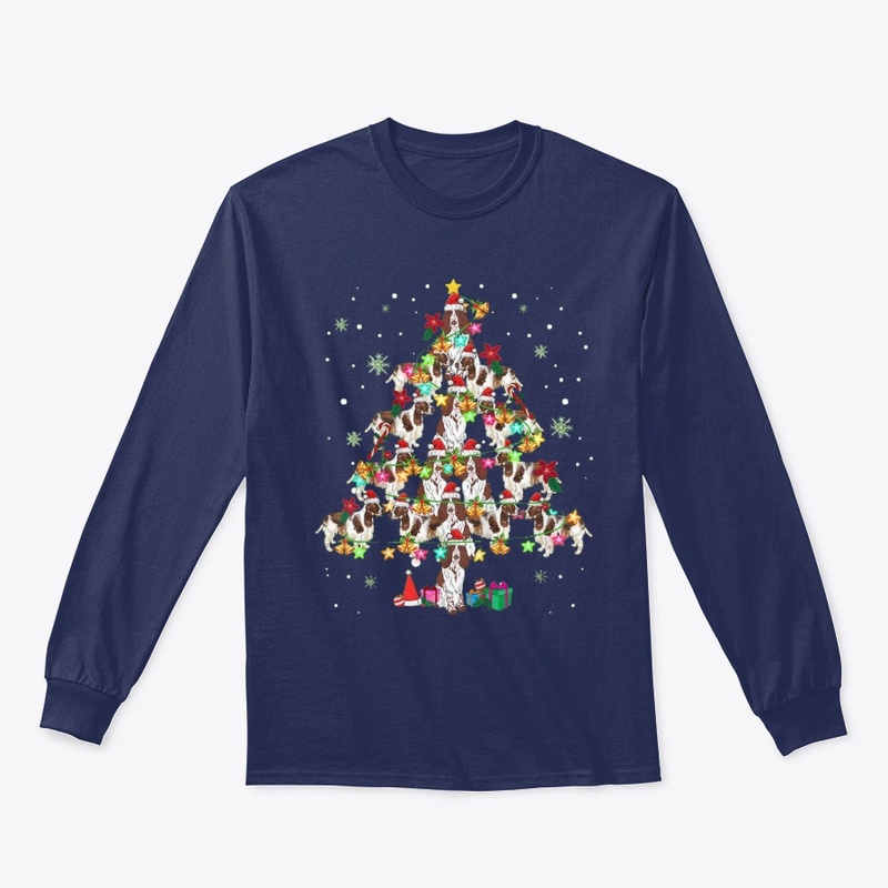 ENGLISH SPRINGER CHRISTMAS NEW T SHIRT