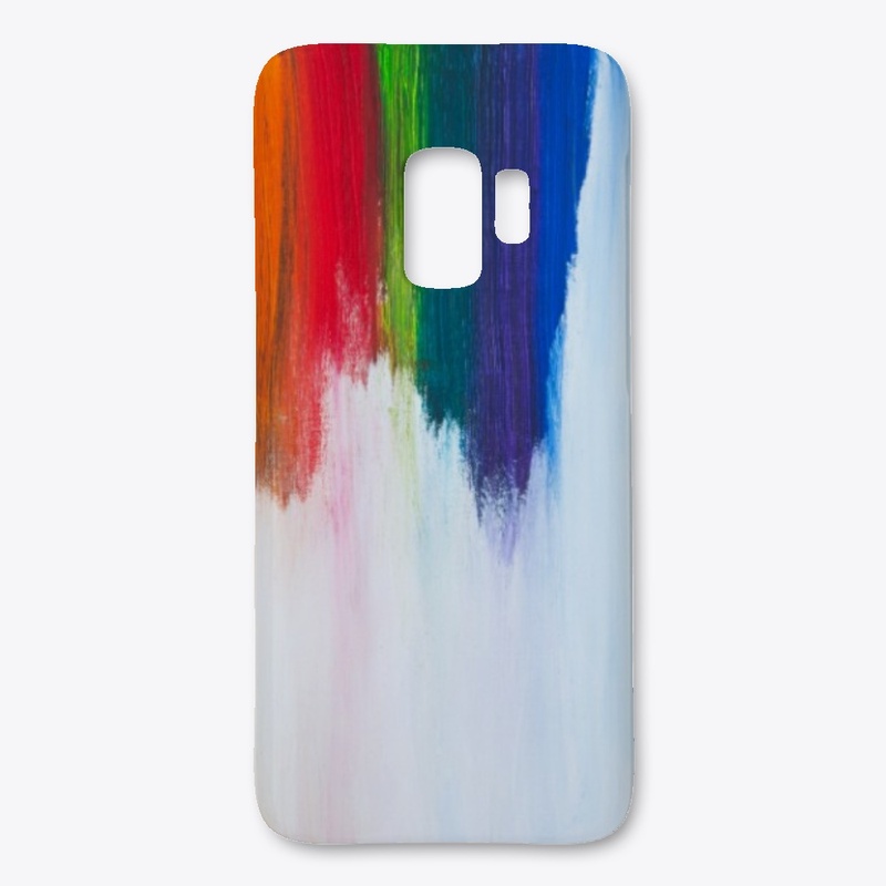Rainbow Abstract Painting