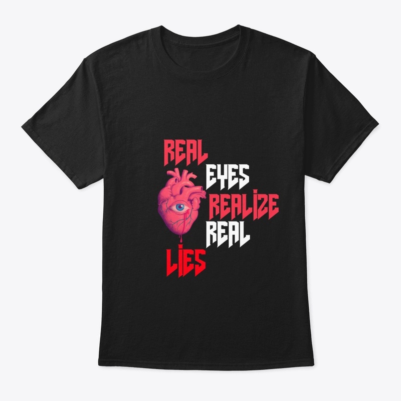 Real Eyes Realize Real Lies, heart eye