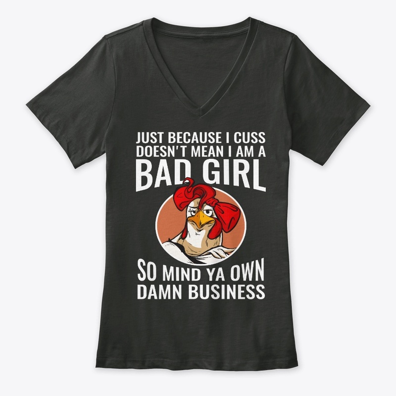 Funny Rooster Lover Gift Cuss Not Mean