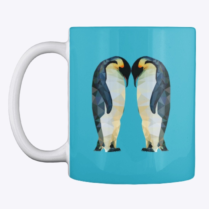 Low Poly Emperor Penguins Design