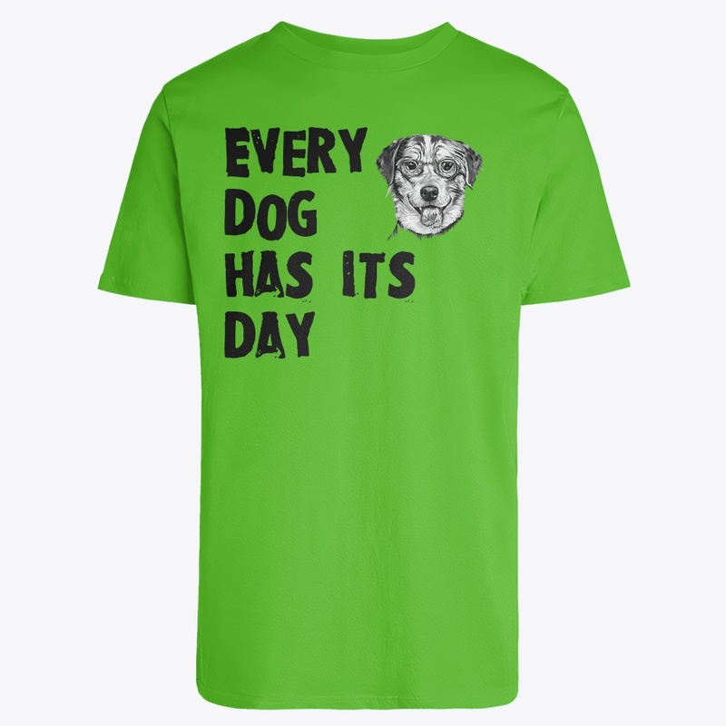 Clothes with a picture of a dog