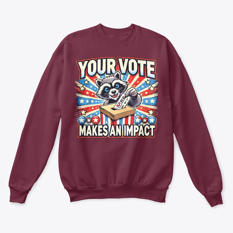 Retro vintage graphics "Vote" design.