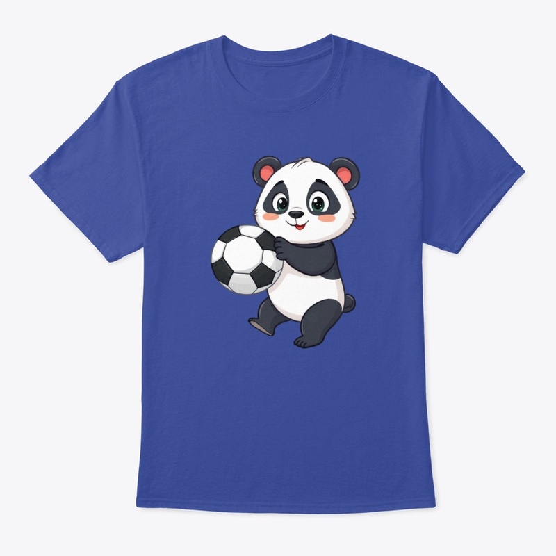 Happy Panda Play Football