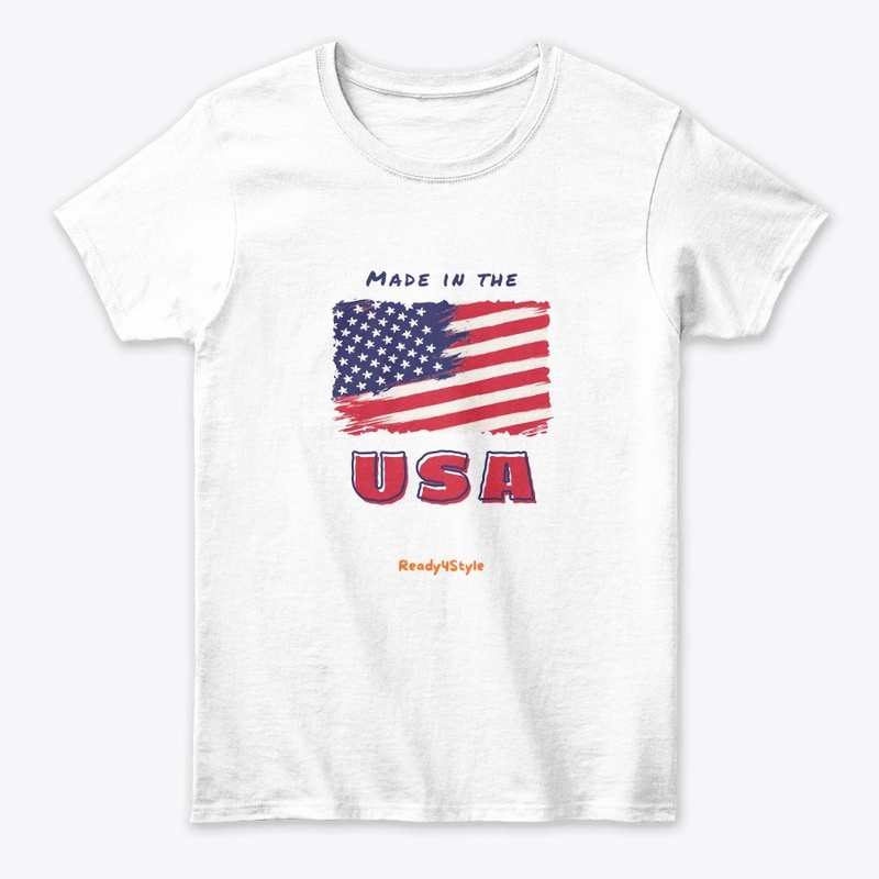 Made In The USA design White Edition